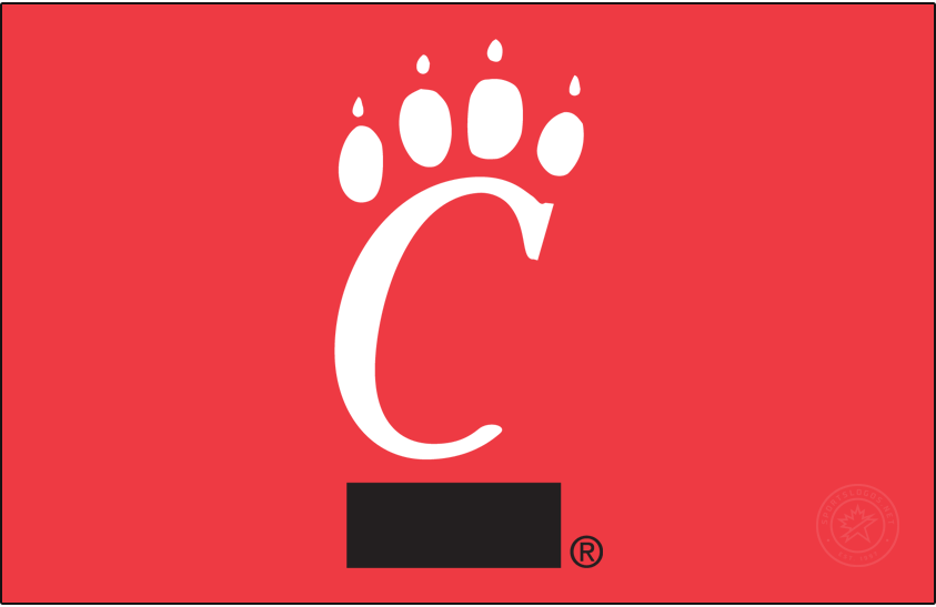 Cincinnati Bearcats 1990-2005 Primary Dark Logo v2 diy DTF decal sticker